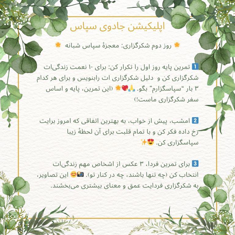 روز دوم شکرگزاری