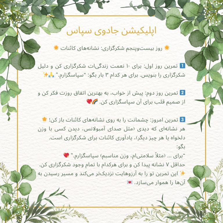 روز بیست و پنجم شکرگزاری